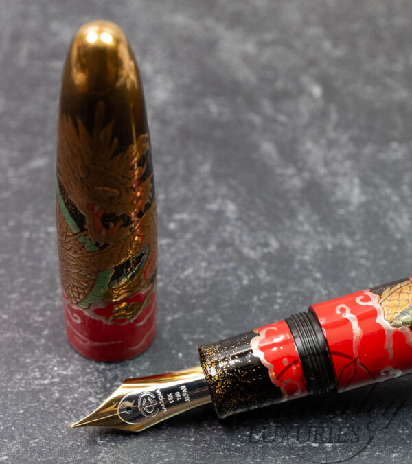 Taccia Limited Edition Empress Double Dragons Fountain Pen - Image 4
