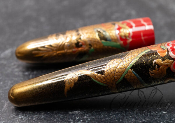 Taccia Limited Edition Empress Double Dragons Fountain Pen - Image 6
