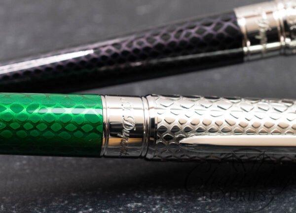 S.T. Dupont Line D Snake Skin Fountain Pen Collection - Image 5