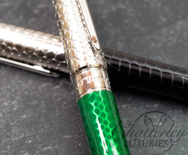 S.T. Dupont Line D Snake Skin Fountain Pen Collection - Image 3