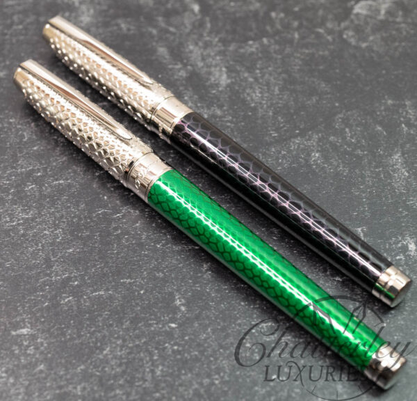 S.T. Dupont Line D Snake Skin Fountain Pen Collection