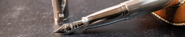 Yard-O-Led Pinstripe Grand 72 Sterling Fountain Pen - Image 5