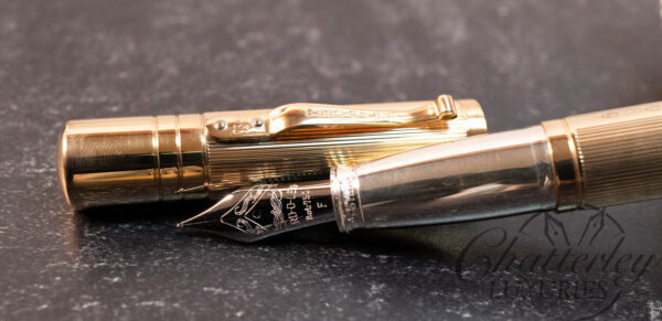 Yard-O-Led Pinstripe Grand 72 Vermeil Fountain Pen