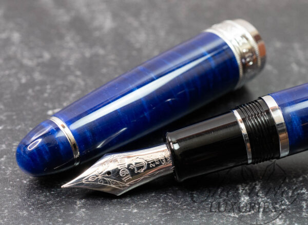 Classic Pens LB5 25th Anniversary Shizen (Nature) Tensui (Raindrops) Space Blue Prototype Fountain Pen