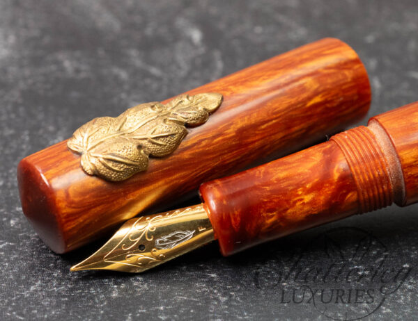 Iron Feather Creative Custom Leaf Clip Fountain Pen