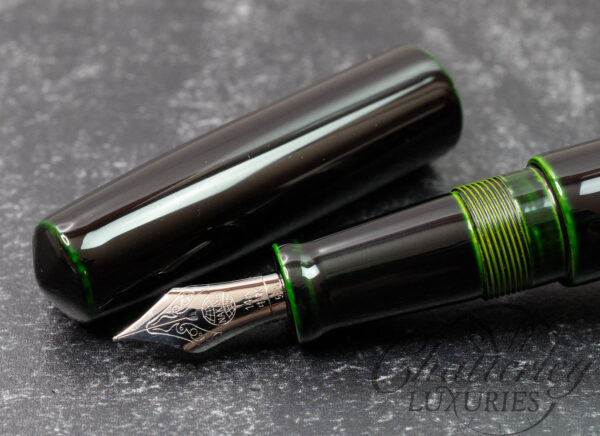 Nakaya Dorsal Fin Version II Midori-Tamenuri Fountain Pen