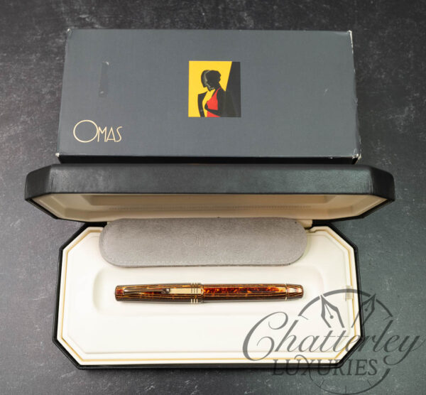 Omas Paragon Limited Edition Brown Arco Celluloid Fountain Pen - Image 7