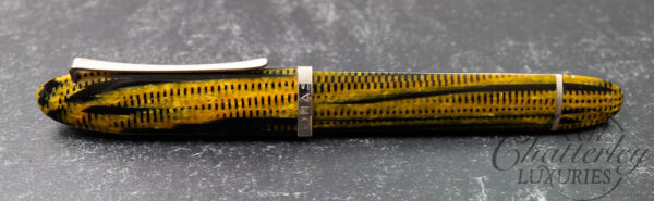 Omas 360 Burkina Celluloid Silver Trim Fountain Pen - Image 2