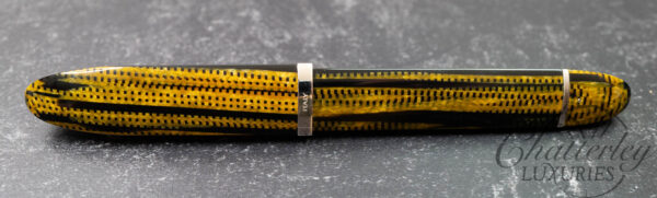 Omas 360 Burkina Celluloid Silver Trim Fountain Pen - Image 4