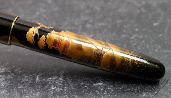 2006 Namiki Yukari Royale Maki-e Night Scene of Pavilion Fountain Pen by Michifumi Kawaguchi - Image 8