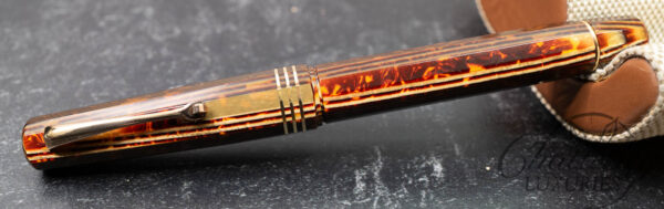 Omas Paragon Limited Edition Brown Arco Celluloid Fountain Pen - Image 3