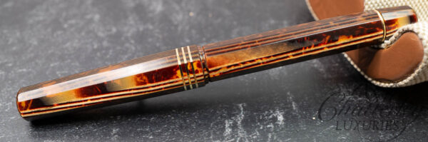 Omas Paragon Limited Edition Brown Arco Celluloid Fountain Pen - Image 5