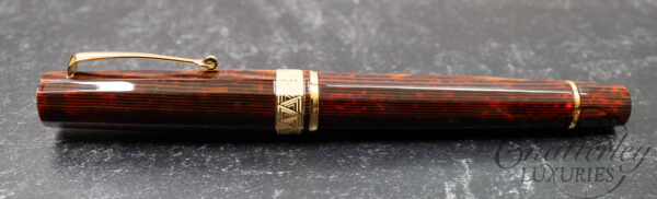 Omas Paragon Arco Brown Celluloid Fountain Pen - Image 2