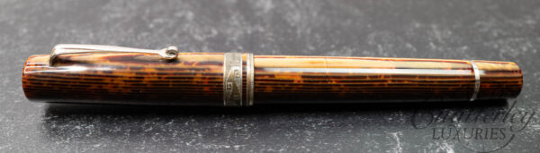 Armando Simoni Club The Great Gatsby Bologna Medio Arco Bronze Celluloid Fountain Pen - Image 2