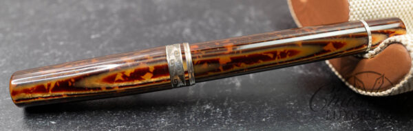 Armando Simoni Club The Great Gatsby Bologna Medio Arco Bronze Celluloid Fountain Pen - Image 4