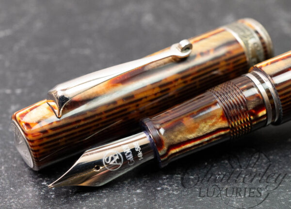 Armando Simoni Club The Great Gatsby Bologna Medio Arco Bronze Celluloid Fountain Pen