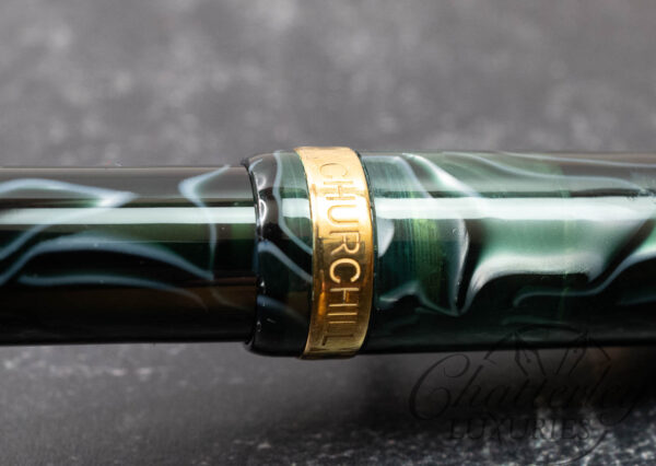 Conway Stewart Churchill Green Fountain Pen - Image 4