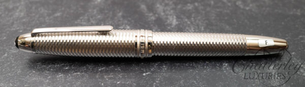 Montblanc Meisterstuck Solitaire Geometry Platinum Coated Fountain Pen - Image 2
