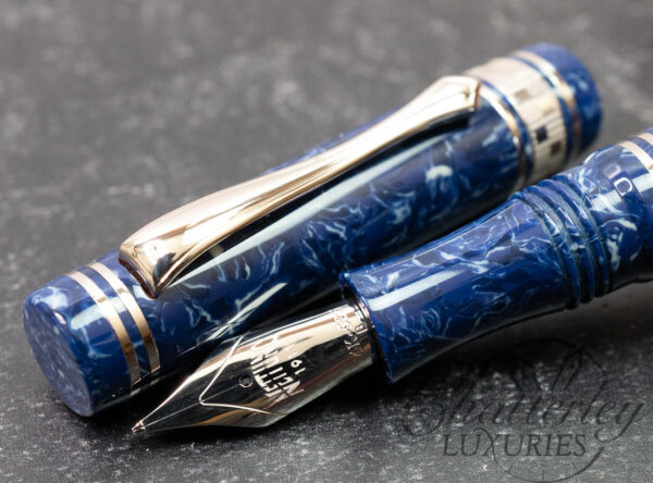 Nettuno Superba Sapphire Celluloid Limited Edition Fountain Pen