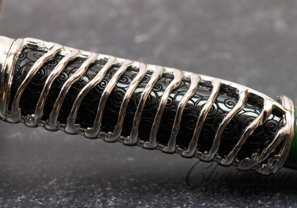 Delta Simbu Indigenous People Collection 2025 "Dancing Skeletons" Black and Silver Limited Edition Fountain Pen - Image 18