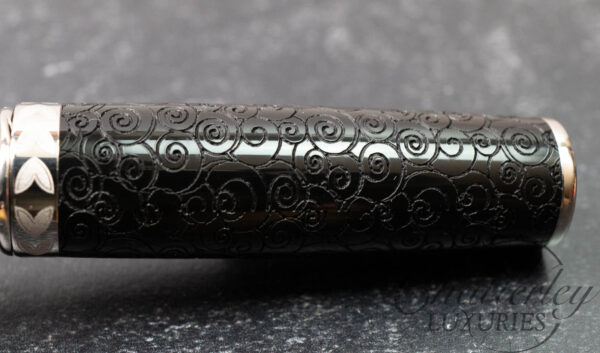 Delta Simbu Indigenous People Collection 2025 "Dancing Skeletons" Black and Silver Limited Edition Fountain Pen - Image 20