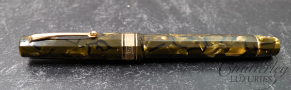 Omas Extra Paragon Saft Green Celluloid Fountain Pen - Image 2