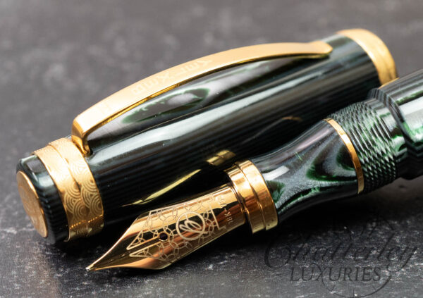 Bexley Golden Age Arco Green Limited Edition Fountain Pen