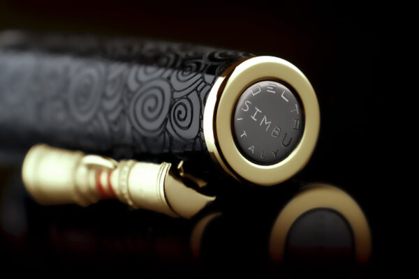 Delta Simbu Indigenous People Collection 2025 "Dancing Skeletons" Black and Vermeil Limited Edition Fountain Pen - Image 11