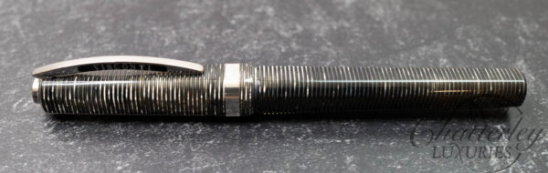 Visconti Wall Street Platinum Celluloid Fountain Pen - Image 2