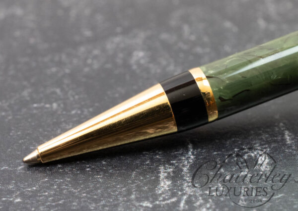 Parker Duofold International Platinum Club Jade Ballpoint - Image 3