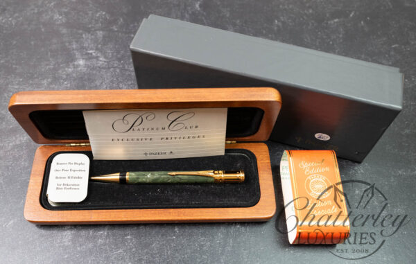 Parker Duofold International Platinum Club Jade Mechanical Pencil