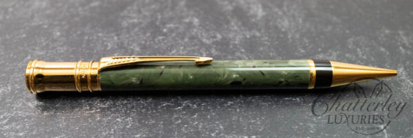 Parker Duofold International Platinum Club Jade Mechanical Pencil - Image 2