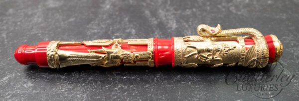 Montegrappa Luxor Red Sea Limited Edition Vermeil Fountain Pen - Image 5