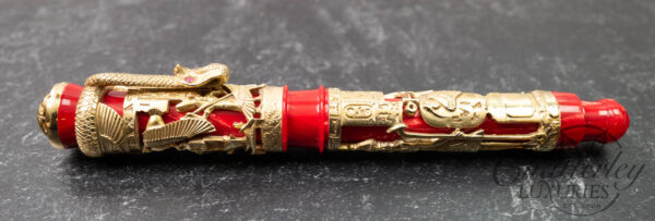 Montegrappa Luxor Red Sea Limited Edition Vermeil Fountain Pen - Image 4