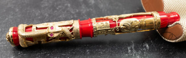 Montegrappa Luxor Red Sea Limited Edition Vermeil Fountain Pen - Image 6