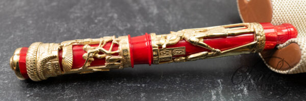 Montegrappa Luxor Red Sea Limited Edition Vermeil Fountain Pen - Image 7