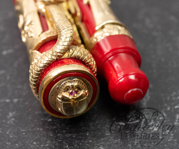 Montegrappa Luxor Red Sea Limited Edition Vermeil Fountain Pen - Image 9
