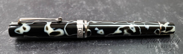 Armando Simoni Club Bologna Medio Nibs.com 26th Anniversary Wild Celluloid Fountain Pen - Image 2