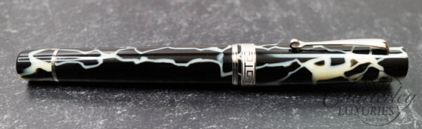Armando Simoni Club Bologna Medio Nibs.com 26th Anniversary Wild Celluloid Fountain Pen - Image 3