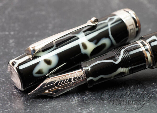 Armando Simoni Club Bologna Medio Nibs.com 26th Anniversary Wild Celluloid Fountain Pen
