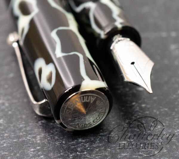 Armando Simoni Club Bologna Medio Nibs.com 26th Anniversary Wild Celluloid Fountain Pen - Image 4