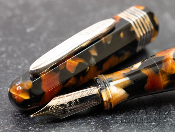 Stipula Etruria Tortoise Facetted Fountain Pen