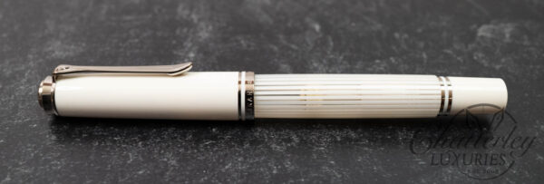 Pelikan Special Edition Souverän M605 White Transparent Fountain Pen - Image 2