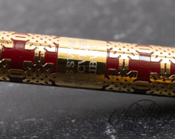 Vatican Museum "Ius suum unicuique tribute" Maroon Fountain Pen - Image 4