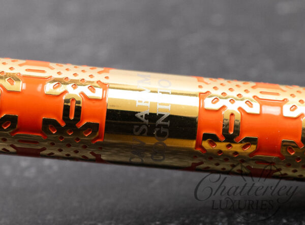 Vatican Museum "Causarum cognitio" Orange Fountain Pen and Ballpoint Set - Image 6