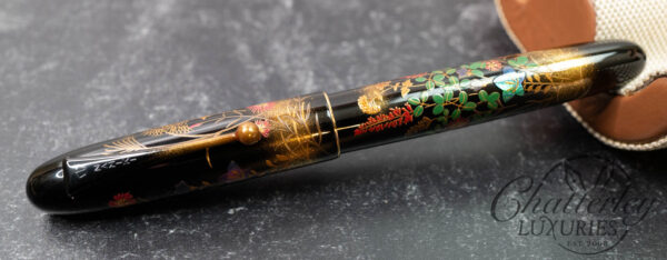 Namiki Yukari Royale Maki-e Fall Flowers Fountain Pen - Image 2