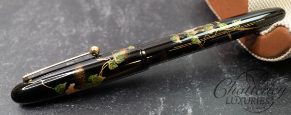 Namiki Yukari Royale Maki-e Morning Glory Fountain Pen - Image 3