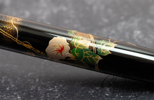 Namiki Yukari Royale Maki-e Morning Glory Fountain Pen - Image 9