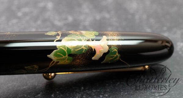 Namiki Yukari Royale Maki-e Morning Glory Fountain Pen - Image 7