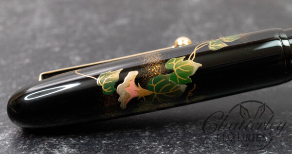Namiki Yukari Royale Maki-e Morning Glory Fountain Pen - Image 8